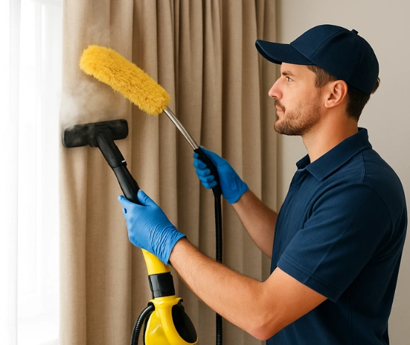 Trusted drapes cleaning technician Matty Curtain Cleaning avalon-vic QLD