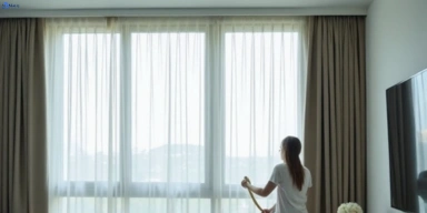 Delicate sheer drape cleaning avalon-vic Matty Curtain Cleaning